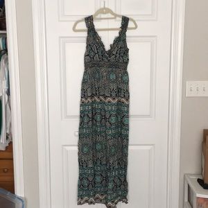 Apricot maxi sundress